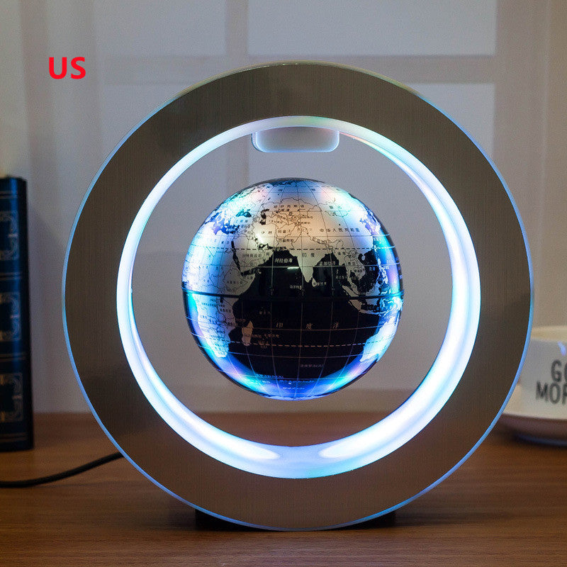 Floating LED World Globe