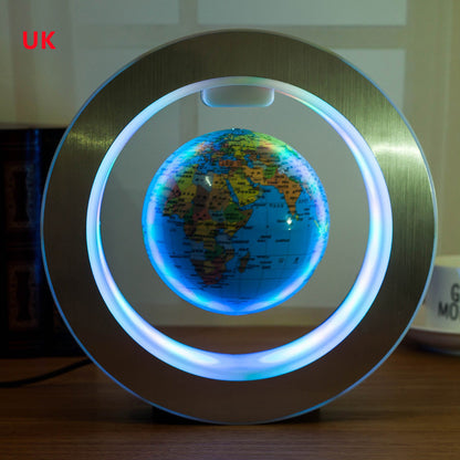 Floating LED World Globe