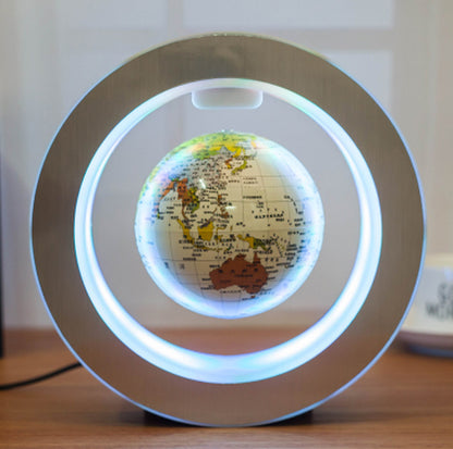 Floating LED World Globe