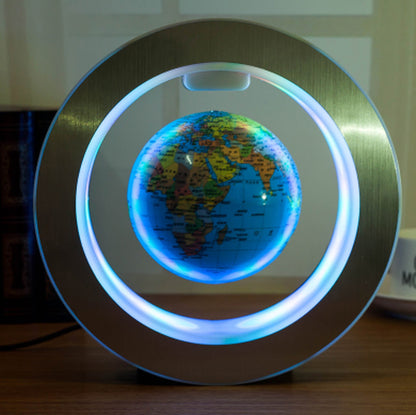 Floating LED World Globe