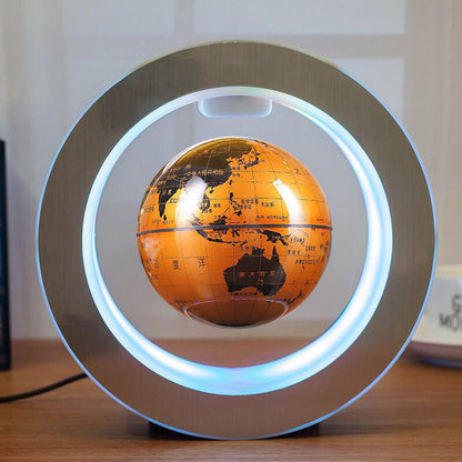 Floating LED World Globe