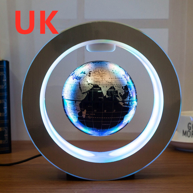 Floating LED World Globe