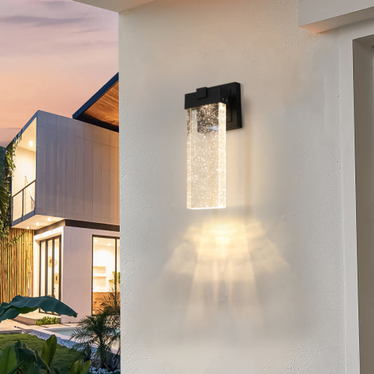 Outdoor Waterproof LED Crystal Wall Light (2-Pack)
