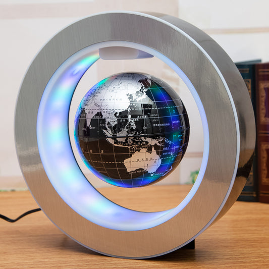Floating LED World Globe