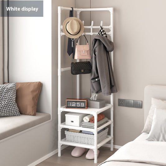 Space-Saving Corner Coat Rack