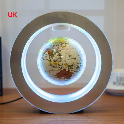 Floating LED World Globe