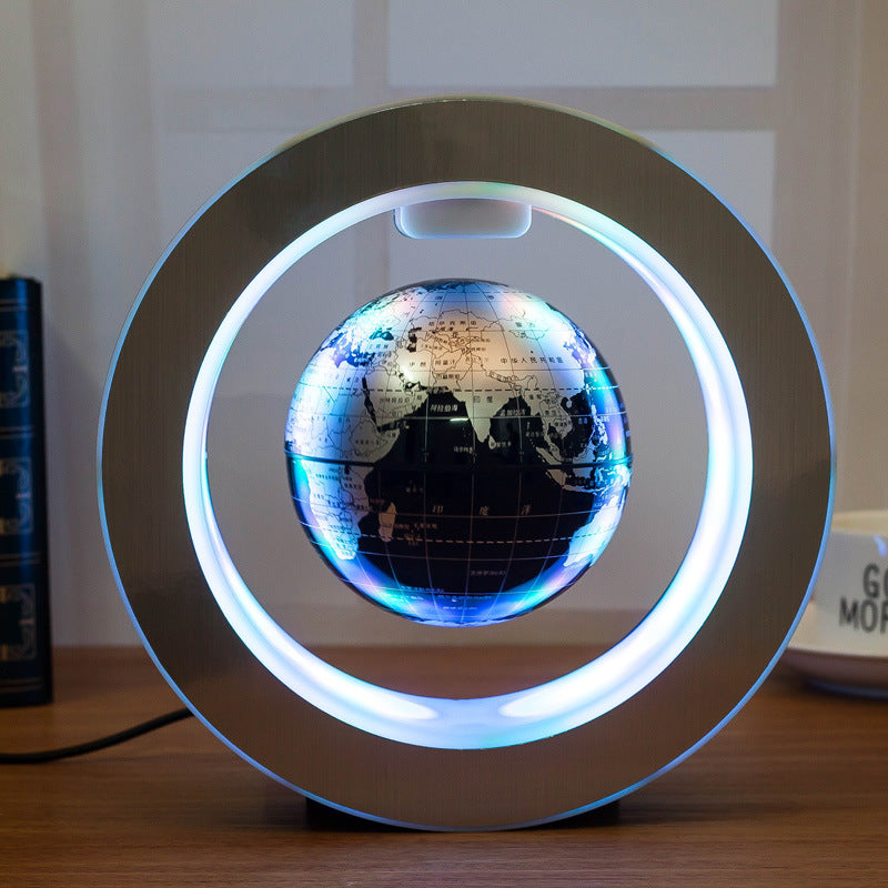 Floating LED World Globe