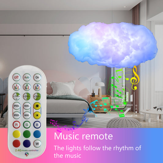 RGB Cloud Lightning Ambient Light with Music Sync
