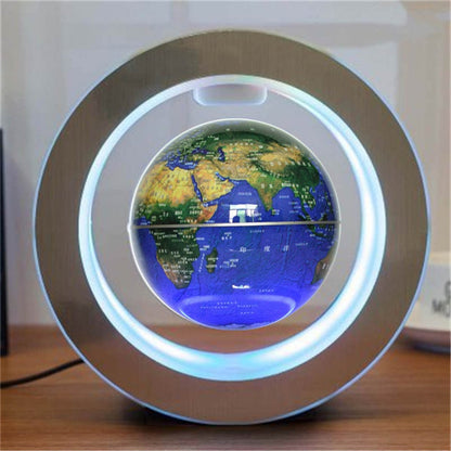 Floating LED World Globe