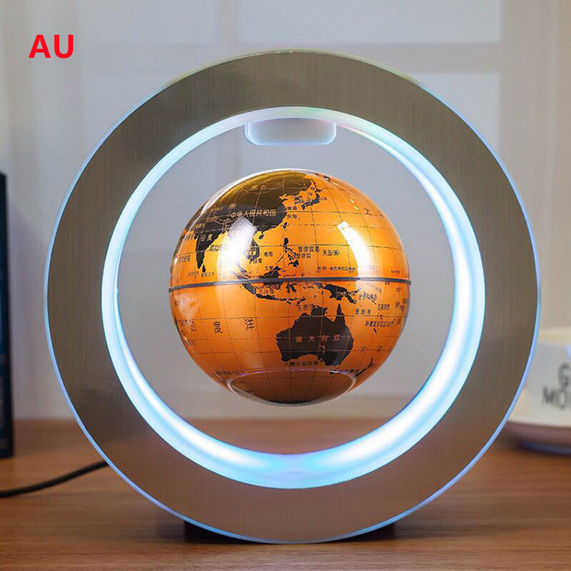 Floating LED World Globe