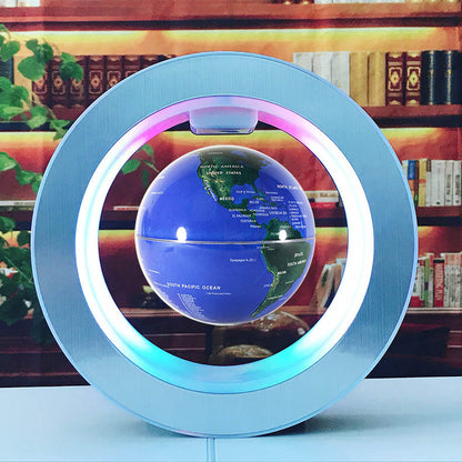 Floating LED World Globe